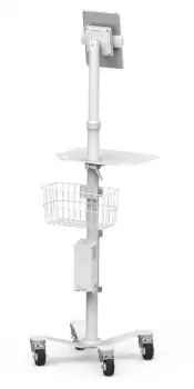 Image of Compulocks Rolling Cart VESA Medical Floor Stand With Universal...