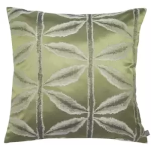 Image of Prestigious Textiles Palm Leaf Cushion Cover (55cm x 55cm) (Olive)