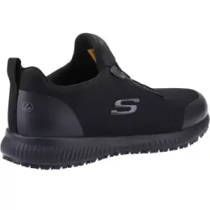 Image of Skechers Mens Squad SR Myton Occupational Shoes (8 UK) (Black)