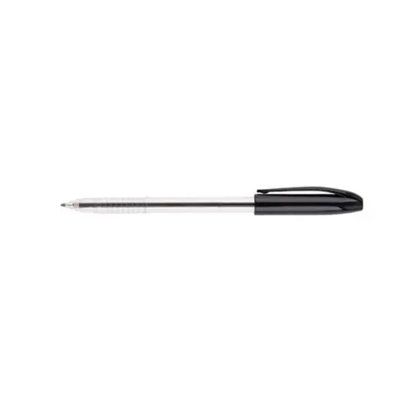 Image of Unbranded Security Ink Ballpoint Pen Medium Black (Pack of 20) LL09868 LL09868