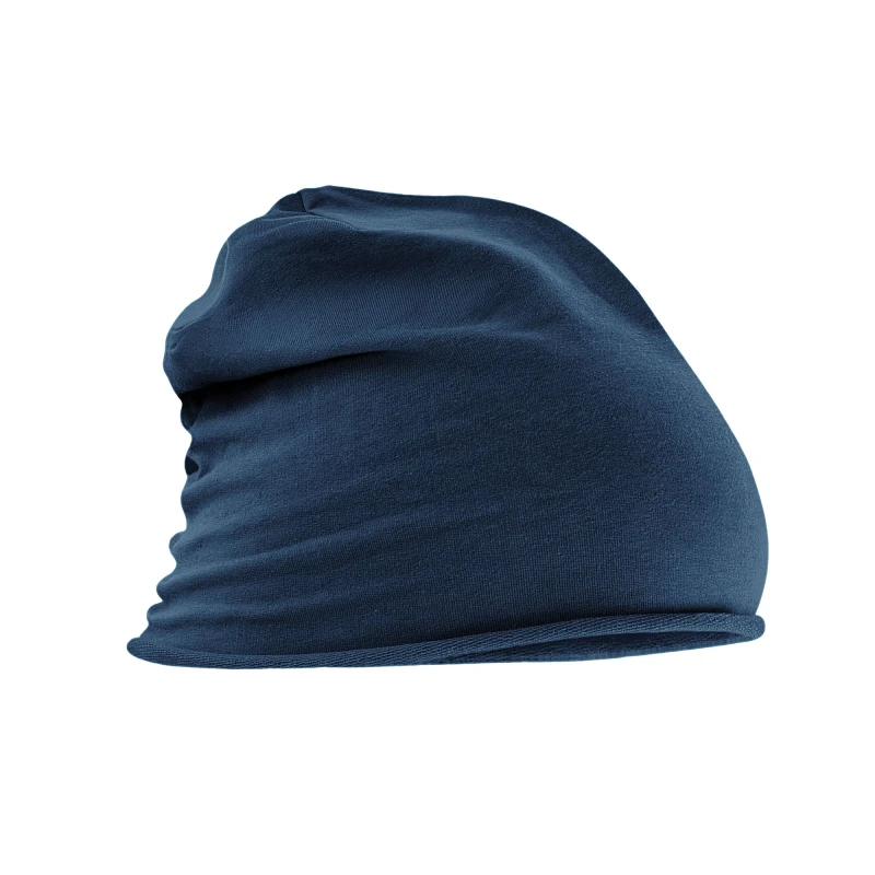 Image of Beechfield Beechfield Men Jersey Beanie in Navy Navy One Size Male 5063377394986