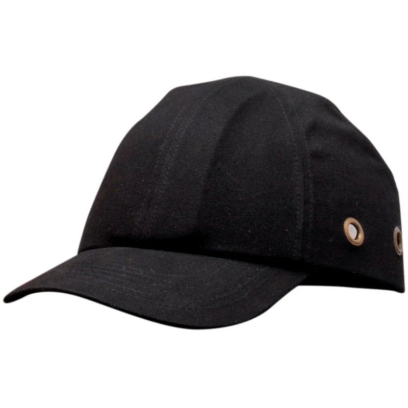 Image of Portwest Mens Safety Bump Baseball Cap in Black Male One Size