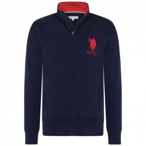 Image of US Polo Assn Funnel Neck Sweat Top - Navy