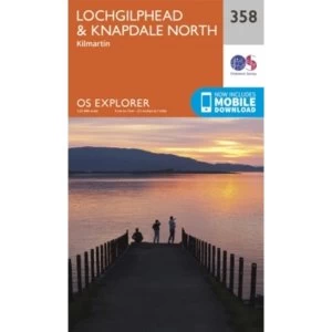 Image of Lochgilphead and Knapdale North by Ordnance Survey (Sheet map, folded, 2015)