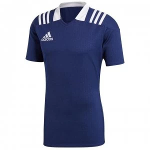 Image of adidas 3 Stripe Rugby Training Top Mens - Dark Blue
