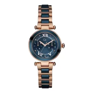 Image of GC Y06009L7MF Womens Ladychic Blue Ceramic Wristwatch