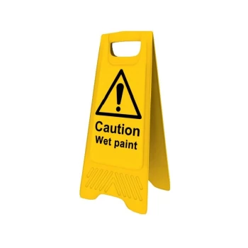 Image of Wet Paint A-Frame Caution Sign - 300 X 620MM - Sitesafe