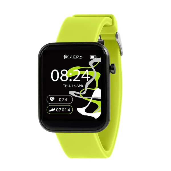 Image of Tikkers Tikkers Series 13 Bright Green Strap Smart Watch