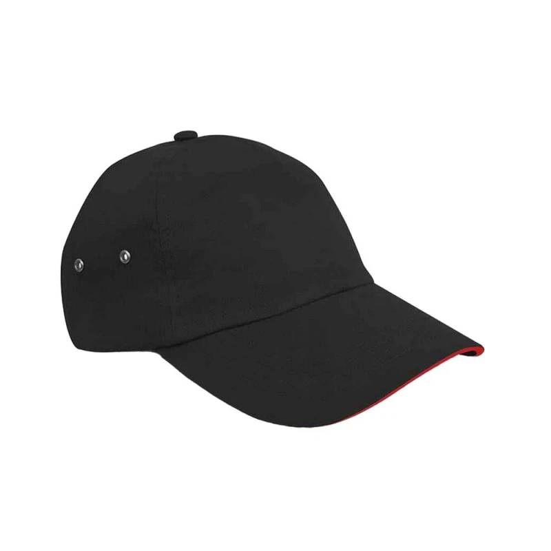 Image of Result Result Men 5 Panel Cotton Cap in Black One Size Male 5063470010646