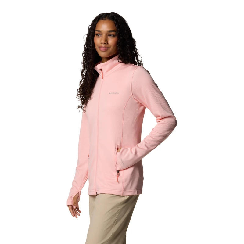 Image of Columbia Park View Fleece Jacket Womens Pink Sand female Small