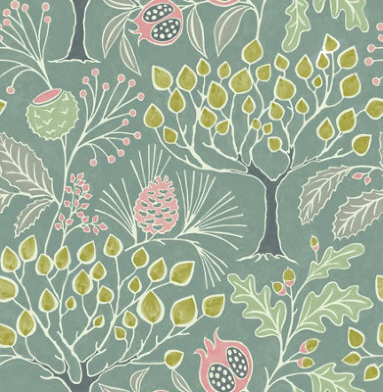 Image of Nuwallpaper Nus4974 Groovy Garden Peel & Stick Wallpaper, Green