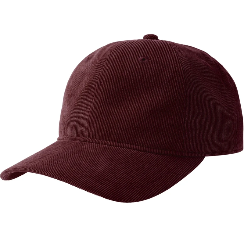 Image of Atlantis Womens Creep S Corduroy Baseball Cap in Burgundy Burgundy Female One Size