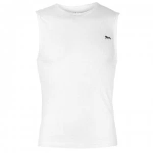Image of Lonsdale Sleeveless Small Logo Tee Shirt Mens - White