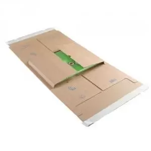 Image of Blake Purely Packaging KRAFT Peel & Seal Postal Wrap 350x320x99mm