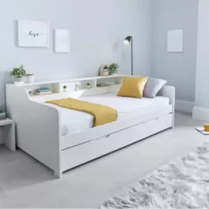 Image of Tyler White Guest Bed and Orthopaedic Mattress