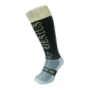 Image of Wacky Sox Genius Football/Rugby Socks Snr - Black
