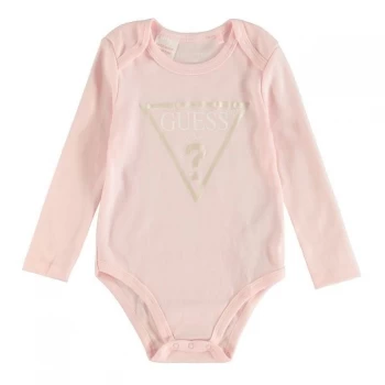 Image of Guess Triangle Logo All In One Baby - Ballerina G6A5