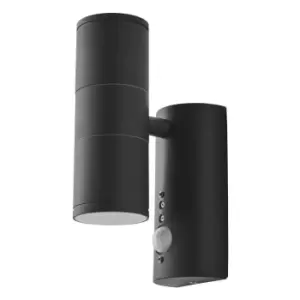 Image of Coast Islay Up and Down Wall Light with PIR Sensor Anthracite