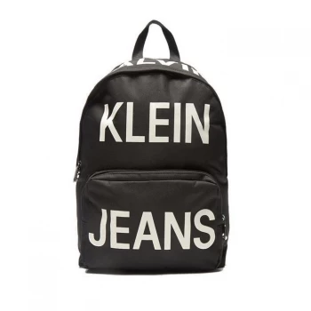 Image of Calvin Klein Large Logo Backpack - Black910