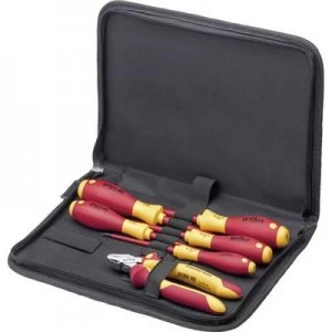 Image of Wiha VDE 9300-018 33969 Electrical contractors Tool kit Bag 6 Piece