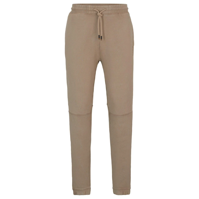 Image of Boss Mens Se logoraw Short Sleeve Polo Shirt Open Brown male S