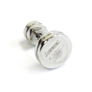Image of Arsenal Stainless Steel Engraved Stud Earring