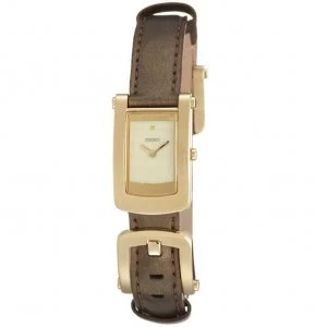 Image of Seiko Brown Leather Quartz Ladies Watch SUJD80P1 Watch