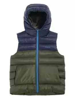 Image of Barbour Boys Roker Gilet - Olive