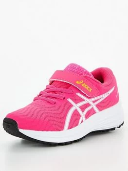 Image of Asics Patriot 12 Childrens Trainer - Pink/White, Size 2