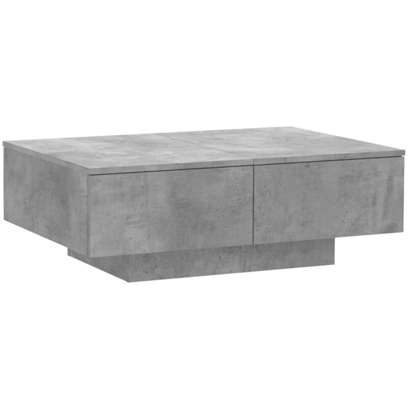 Image of VIDAXL Coffee Table Concrete Grey 90x60x31cm Engineered Wood Vidaxl 8720286587188