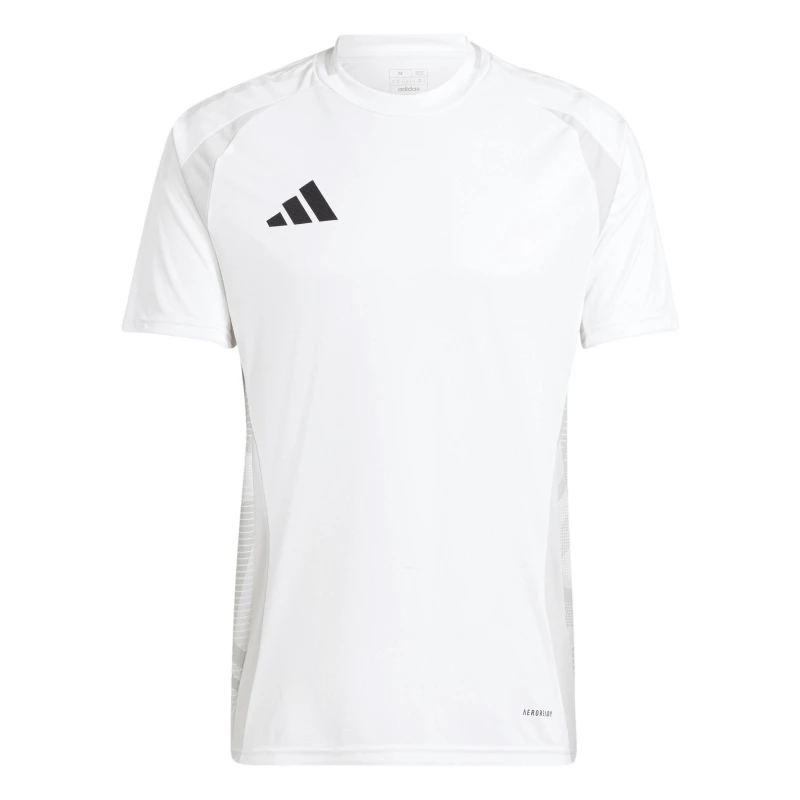 Image of adidas Mens Tiro24 Short Sleeve Performance T-Shirt White male XS