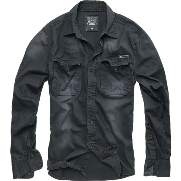 Image of Brandit Hardee Jeans Shirt Black L Men