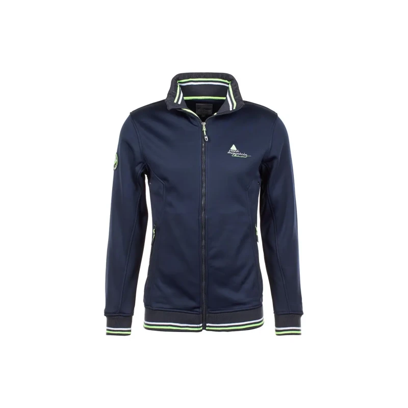 Image of Peak Mountain Shell fleece sweatshirt Peak Mountain Creen Bleu Male S CREEN/WZ-MARINE