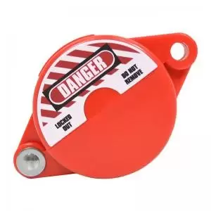 Image of Gate Valve Lockout - Red 25 - 63.5mm