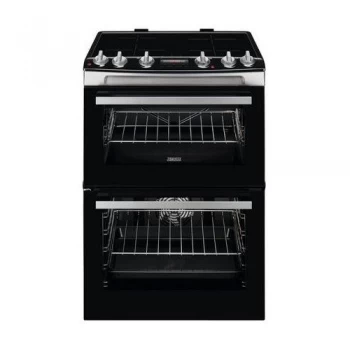 Image of Zanussi ZCI66288XA Double Oven Electric Cooker
