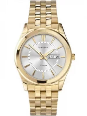 Image of Sekonda Mens Gold Plated Bracelet Watch 3450