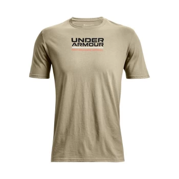 Image of Under Armour Armour Multi Box Logo T Shirt Mens - Green