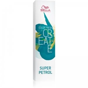 Image of Wella Professionals Color Fresh Create Semi Permanent Hair Colour Shade Super Petrol 60ml