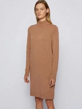 Image of Boss Casual Straight Knitted Dress