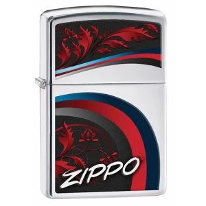Image of Zippo Classic Logo High Polish Chrome
