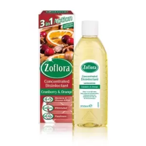 Image of Zoflora Concentrated Disinfectant Cranberry & Orange 250ml