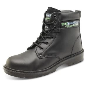 Image of Click Traders S3 6" Boot PU Leather Size 12 Black Ref CTF20BL12 Up to
