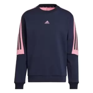 Image of adidas Future Icons 3-Stripes Sweatshirt Mens - Blue