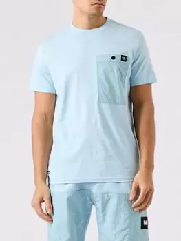 Image of Weekend Offender Tabiti T-Shirt - Light Blue, Size L, Men