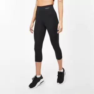 Image of LA Gear Three Quarter Capri Leggings - Black
