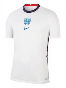 Image of Nike England 2020 Home Short Sleeve Stadium Shirt - White