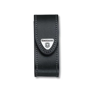 Image of Victorinox Black Leather Belt Pouch (2-4 Layer)