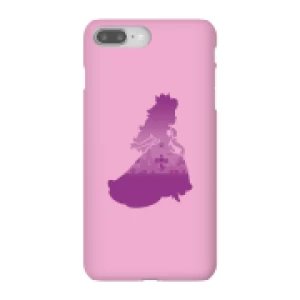 Image of Nintendo Super Mario Peach Silhouette Phone Case - iPhone 8 Plus - Snap Case - Gloss