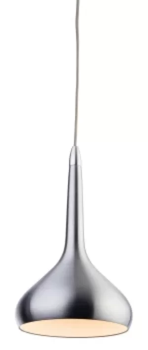 Image of Bar LED 18 Light Ceiling Pendant Aluminium, White Inside