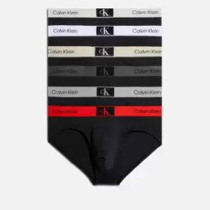 Image of Calvin Klein 7-Pack Hip Briefs - M